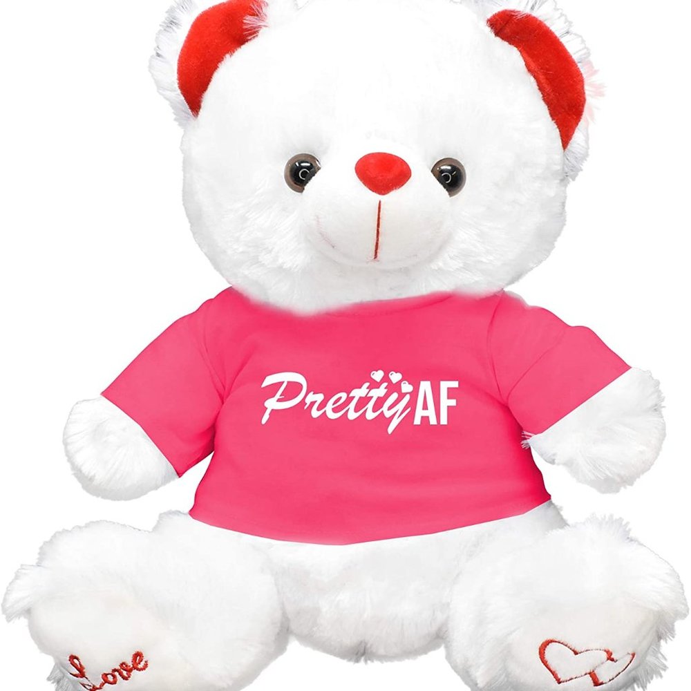 Pretty AF Valentines Gift Teddy Bear Girl Friend